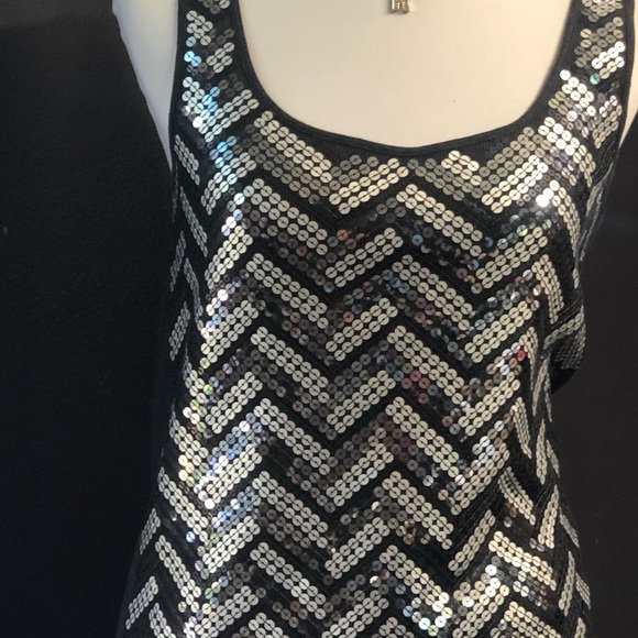 ⚫️ MICHAEL KORS SEQUENCE GRAY TOP LARGE​​ - Picture 3 of 6